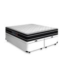 Ver imagem 3 de Cama Box Baú Queen + Colchão de Espuma D33 Castor Black White Double Face 158x198x69cm