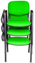 Ver imagem 2 de 03 Cadeiras Universitárias Linha Hotel Auditório Verde