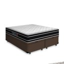 Ver imagem 3 de Cama Box Baú Queen + Colchão de Espuma D33 Castor Black White Double Face 158x198x69cm