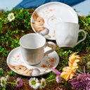 Ver imagem 4 de Jogo Xícara Café Bio Doce Ninho Coelho Páscoa 120ml Kit 8pç