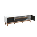 Ver imagem 7 de Rack Kappesberg 3 Portas Branco/preto Fosco 180cm