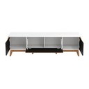 Ver mais imagens de Rack Kappesberg 3 Portas Branco/preto Fosco 180cm
