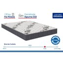 Ver imagem 2 de Cama Box Solteiro: Colchão Espuma Ortobom D33/ep Airtech 100 + Base Crc Linhão Black(88x188)