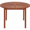 Mesa de Madeira Maciça Redonda Fitt Eco Blindage Tramontina - 2