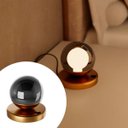 Ver imagem 1 de Abajur Luminária de Mesa Dama Interruptor e Globo e Lâmpada Branco Quente Decoração Casa Sala Quarto