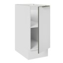 Ver imagem 5 de Balcão Madesa Lux 35 cm 1 Porta (Sem Tampo) Branco/Branco Veludo