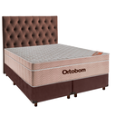 Ver imagem 1 de Cama Box + Colchão Queen Ortobom Molas Ensacadas Airtech + Cabeceira Estofada
