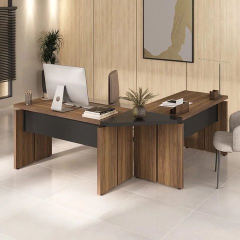 Conjunto Escritório: Mesa 6149 + Mesa 6149 + Conector 6357