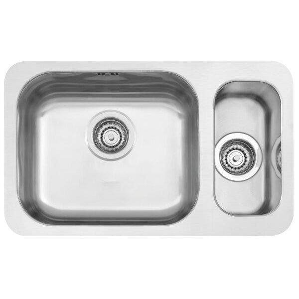 Cuba de Embutir para Cozinha Tramontina Retangular 1.5C 40 BL - Válvula 4.1/2 - 1