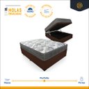 Ver imagem 2 de Cama Box com Baú Casal + Colchão de Molas Ensacadas Ortobom Iso Superpocket 138 Cm