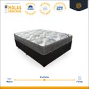 Ver imagem 3 de Cama Box com Baú Casal Preta + Colchão de Molas Ensacadas Ortobom Iso Superpocket 138x188x67cm