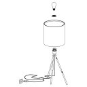 Ver imagem 2 de 43555 Abajur Arnhem E27