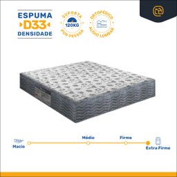 Cama Box Baú com Colchão de Espuma D33 Ortobom Iso 100 Viúva 128cm - 4 Cama Box Baú com Colchão de Espuma D33 Ortobom Iso 100 Viúva 128cm - 4