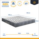 Ver imagem 6 de Cama Box com Baú Viúva + Colchão Ortopédico D33 Ortobom Iso 100 128 Cm