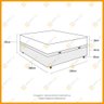 Cama Box Baú com Colchão de Espuma D33 Ortobom Iso 100 Viúva 128cm - 5