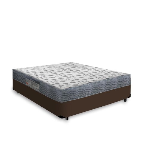 Cama Box Viúva + Colchão Ortopédico D33 Ortobom ISO 100 128x188x53cm