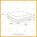 Ver imagem 2 de Cama Box Viúva + Colchão Ortopédico D33 Ortobom ISO 100 128x188x53cm