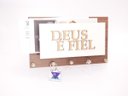 Ver imagem 4 de Porta Chaves e Cartas Deus é fiel
