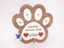 Ver imagem 1 de Porta Chave e Coleira Gente Legal tem cão