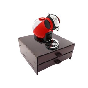 Porta Capsula Café Dolce Gusto Preto 32 Capsula Reforçado