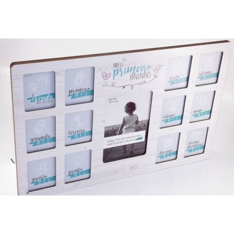 Porta retrato 12 meses - baby