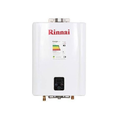 Aquecedor Digital Rinnai E21 Feh Branco Gás Gn