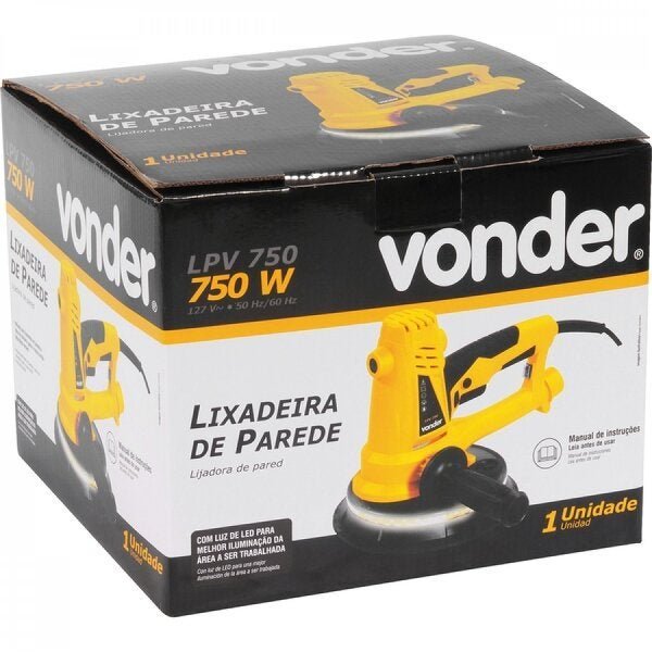 Lixadeira de Parede com Led LPV 750 Vonder 127V - 10