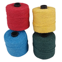 Ver imagem 1 de Kit 4 Rolo Barbante Algodão Colorido Artesanato Cru 82m Cada Valtex