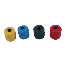 Kit 4 Rolo Barbante Algodão Colorido Artesanato Cru 82m Cada Valtex - 2