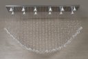 Ver imagem 3 de Lustre de Cristal Retangular para Sala de Estar e Jantar
