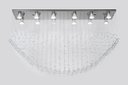 Ver imagem 5 de Lustre de Cristal Retangular para Sala de Estar e Jantar