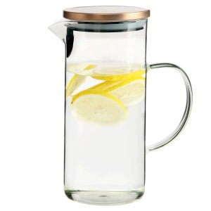 Jarra Borossilicato com Tampa Bronze 1.3L Jarra VD19006