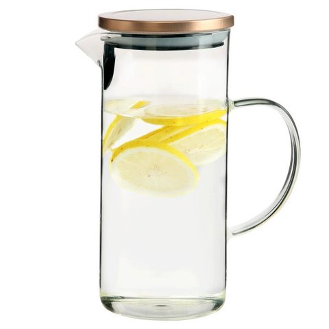 Jarra Borossilicato com Tampa Bronze 1.3L Jarra VD19006