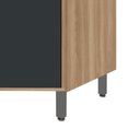 Ver imagem 3 de Balcão Canto Oblíquo Thalita - Mdp 1 Porta com Prateleira Interna - Móveis Sul