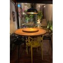 Ver imagem 3 de Mesa Redonda com Prato Giratório de Madeira Maciça 150cm de Diâmetro (apenas a Mesa)