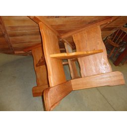 Mesa Redonda com Prato Giratório de Madeira Maciça 150cm de Diâmetro (apenas a Mesa) - 5