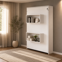 Ver imagem 4 de Cama Articulada Casal Retrátil 2 Nichos CM8016 Tecno Mobili Branco