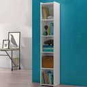Ver imagem 1 de Estante para livros Malasia Branco 4 Prateleiras Casa Mobilia