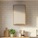 Ver imagem 1 de Armário Aéreo MDF 40cm com 1 Porta Brilhante/Celeste Marrom/Cinamomo/Off White