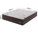 Ver imagem 4 de Conjunto Colchão Ortopédico Queen e Base Box Bau 73x158x198cm Libia Yescasa Marrom