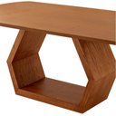 Ver imagem 6 de Mesa para Sala de Jantar Ane 180cm Madeira Tampo Barril Laminado Moderna Mobília