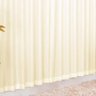 Cortina Atalanta 3 Metros x 2,80 Metros Altura Tecido Malha e Microfibra - Caqui - 4