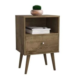 Mesa de Cabeceira 1 Gaveta Retrô Mb2014 Móveis Bechara - 4