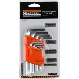 Chave Hexagonal Cv 1,5-10 10p Starfer Jogo - 1