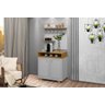 Buffet / Aparador Com Painel ST Para o Cantinho do Café Estilo Retrô Com Pés em Madeira 2 Portas Com - 1