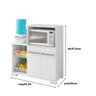 Fruteira Balcão Forno Microondas 2 Portas Branca Líbia - 3
