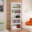 Ver imagem 1 de Estante para Livros 4 Prateleiras Bl14 06 Frame Moderno Brv Móveis