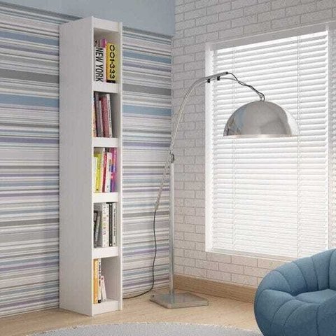 Estante para Livros 4 Prateleiras Bl12 06 Frame Moderno Brv Móveis