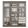 Guarda-Roupa Casal 6 Portas 3 Gavetas Jazz Lopas - 2