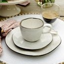 Ver imagem 4 de Kit Jogo Café da Manhã Lanche para 6 Pessoas Porcelana 220ml